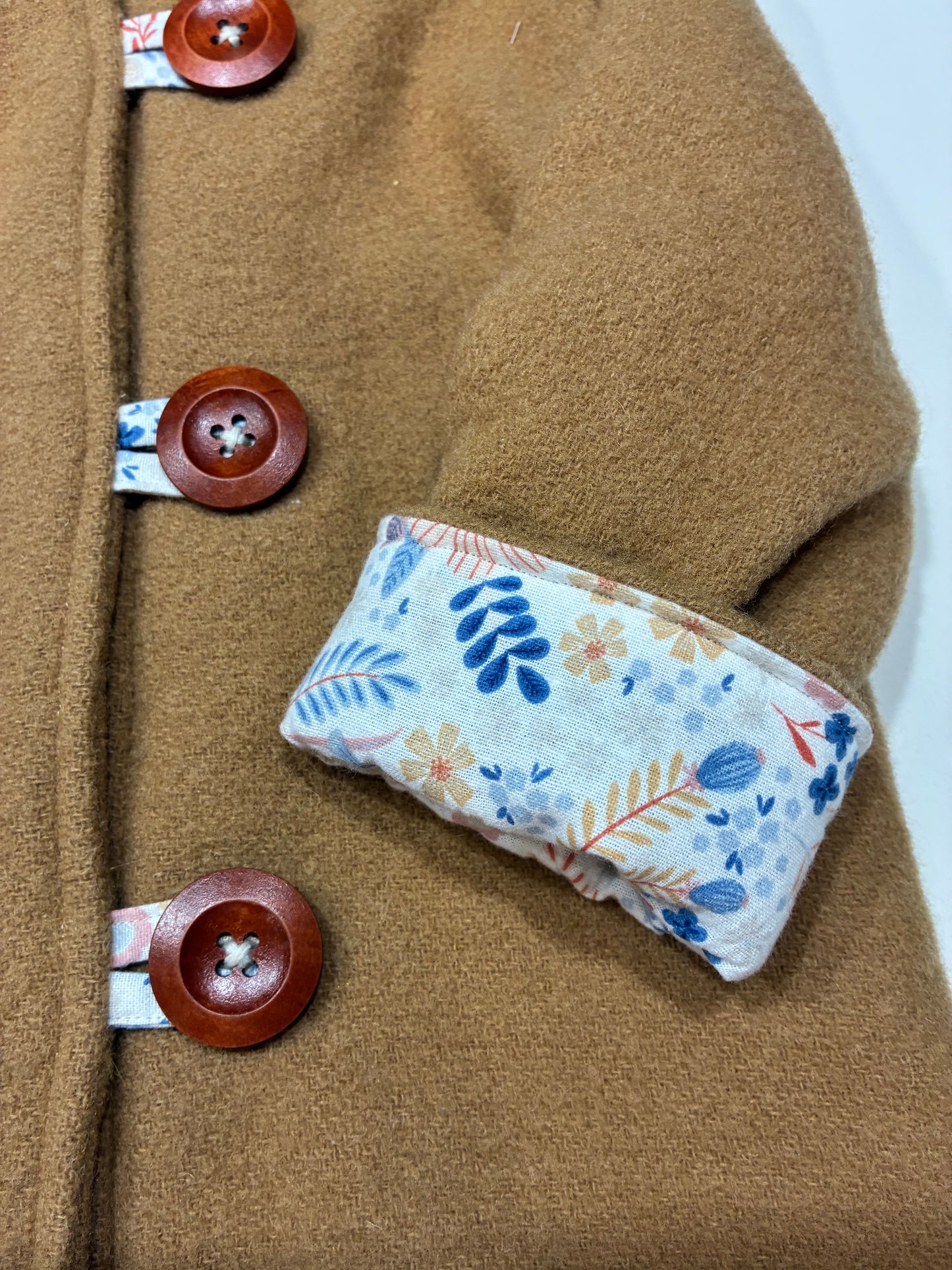 Size 3 Pixie Hood Wool Coat