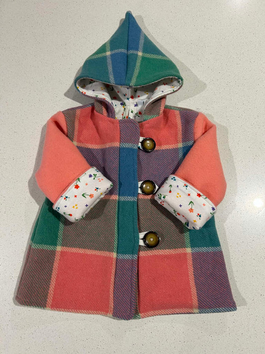 Size 1 Pixie Hood Wool Coat