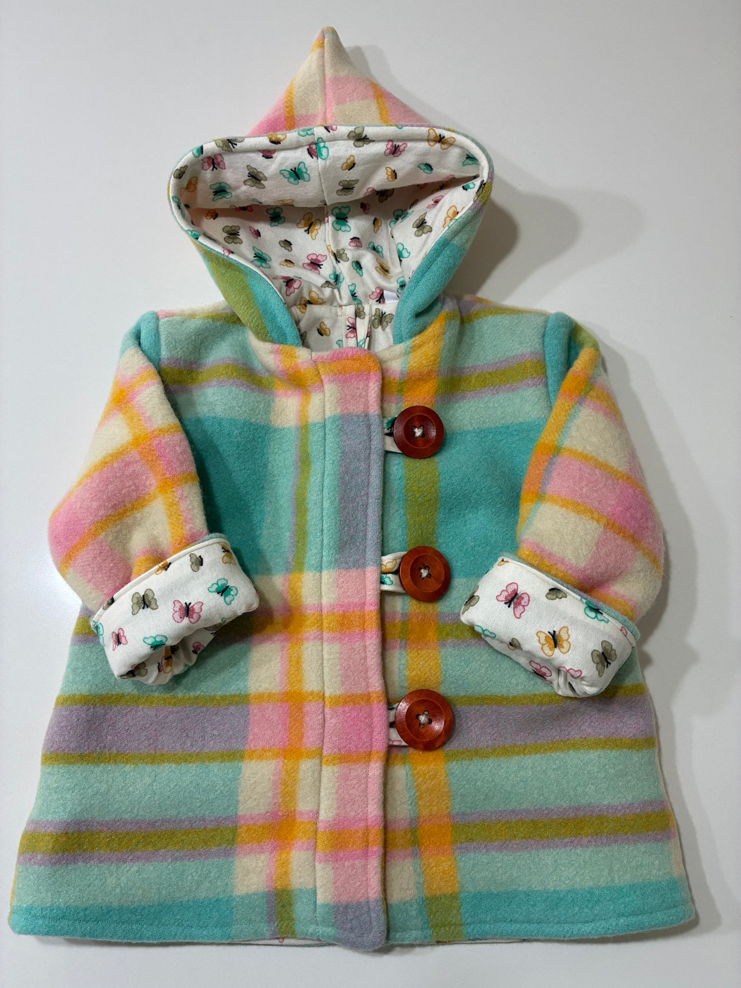 Size 1 Pixie Hood Wool Coat