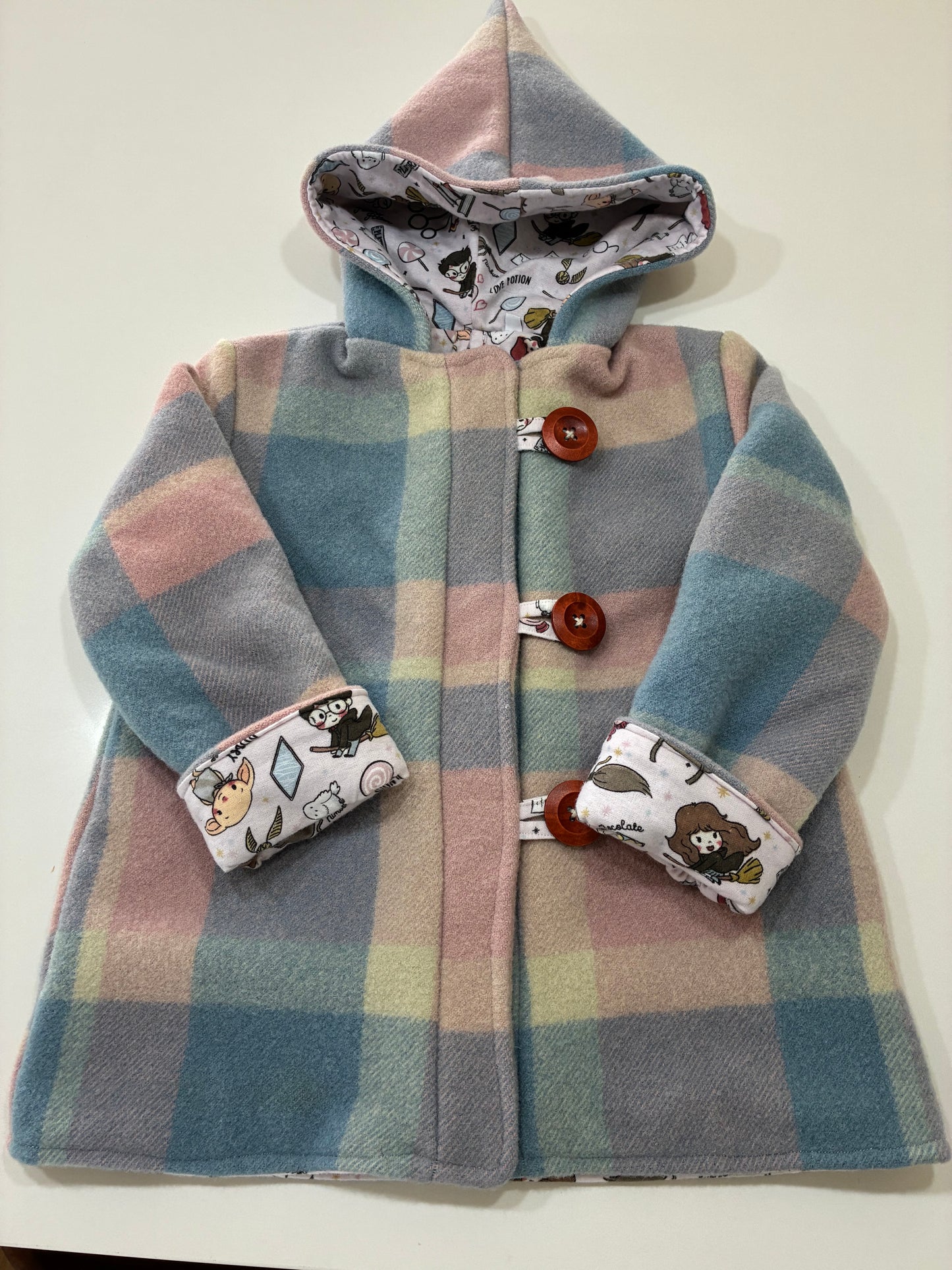 Size 5 Pixie Hood Wool Coat