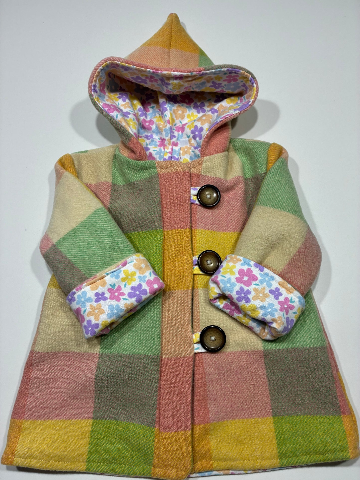 Size 1 Pixie Hood Wool Coat