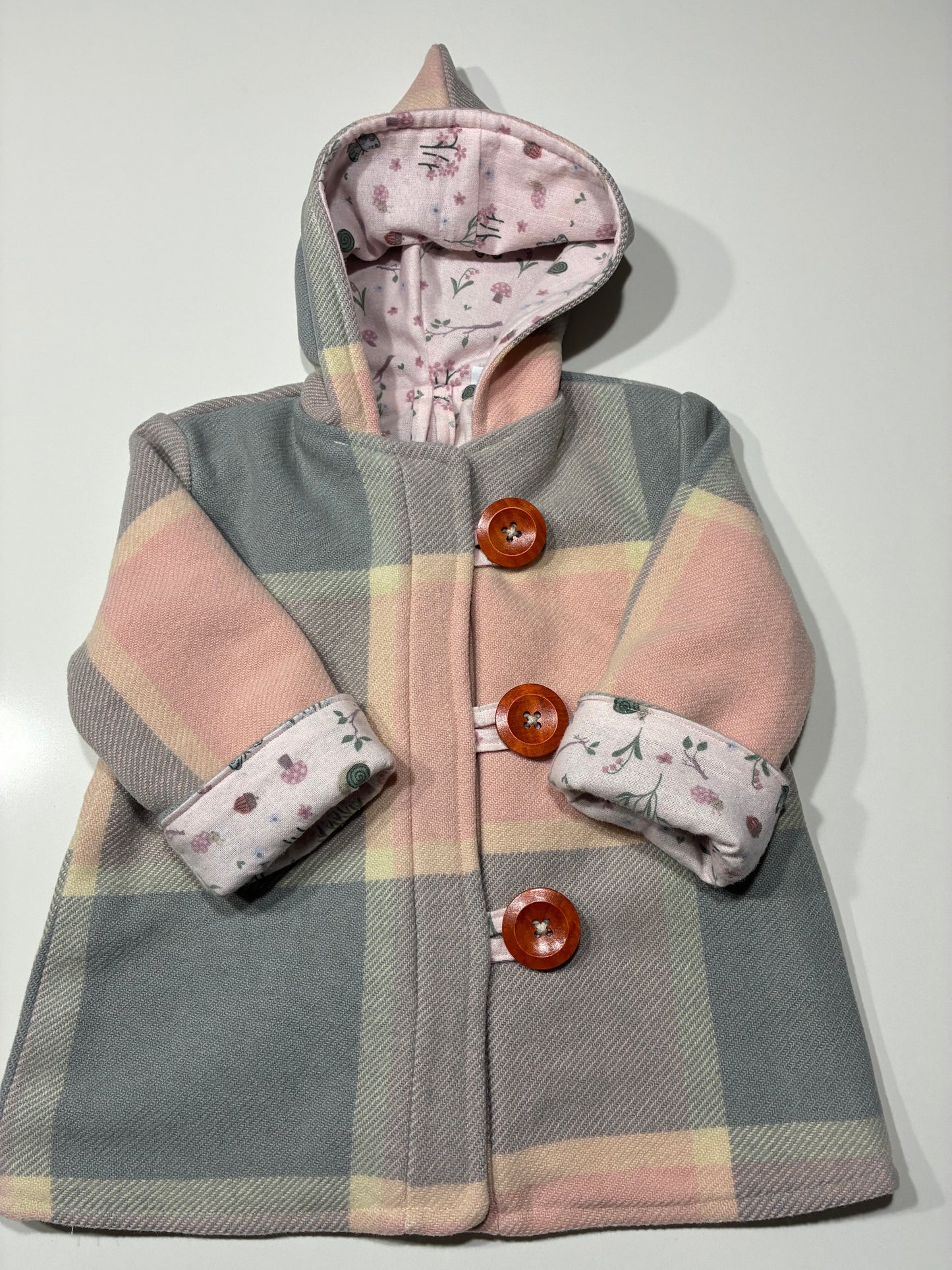 Size 1 Pixie Hood Wool Coat