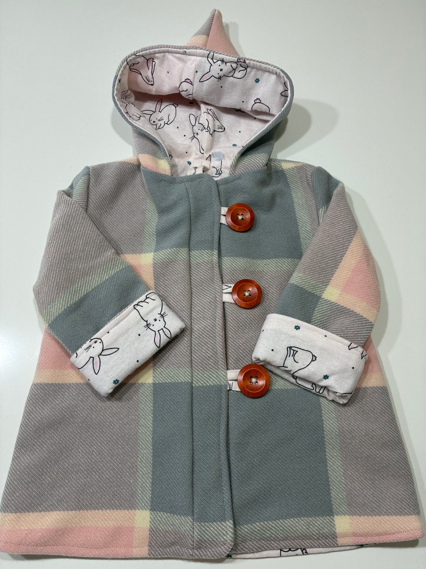 Size 3 Pixie Hood Wool Coat