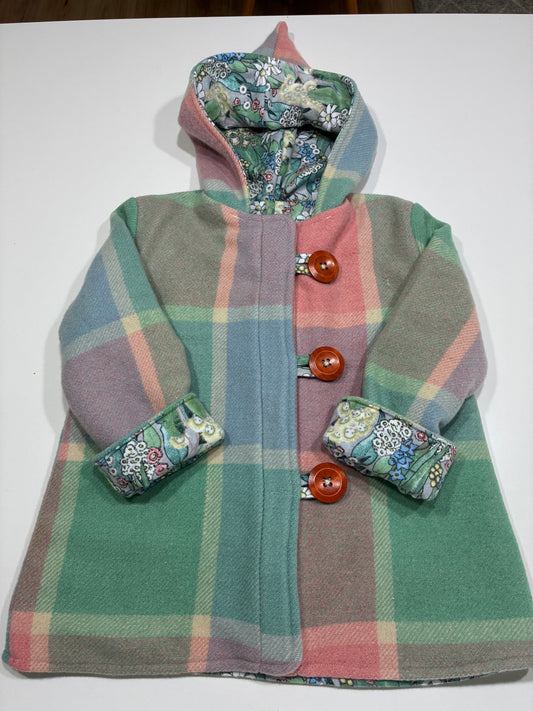 Size 4 Pixie Hood Wool Coat
