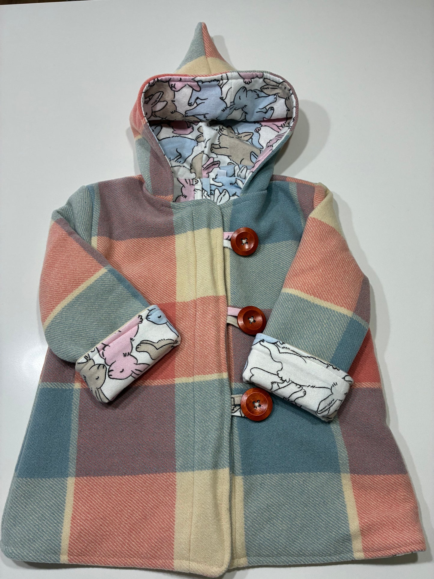Size 3 Pixie Hood Wool Coat