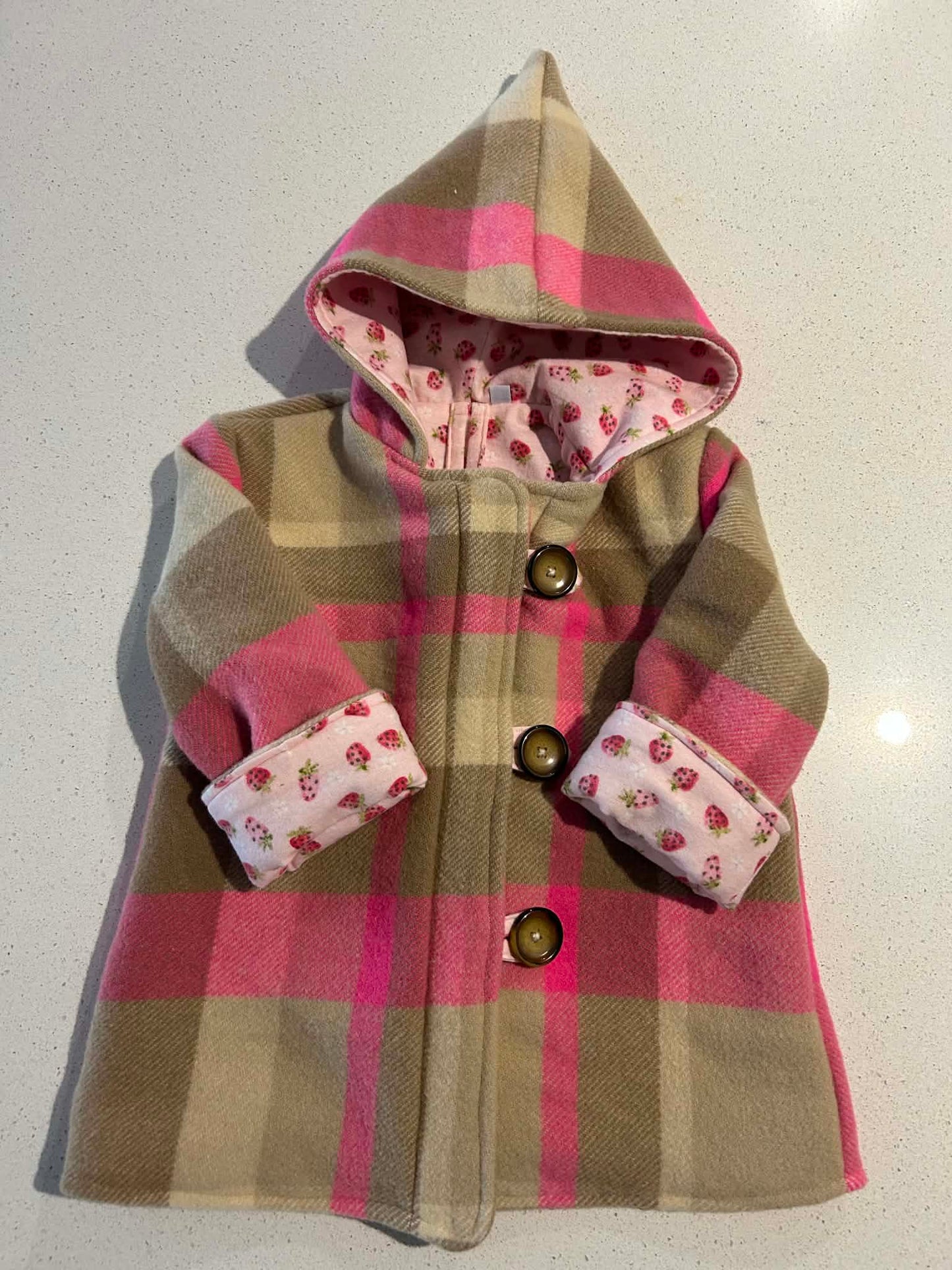 Size 2 Pixie Hood Wool coat