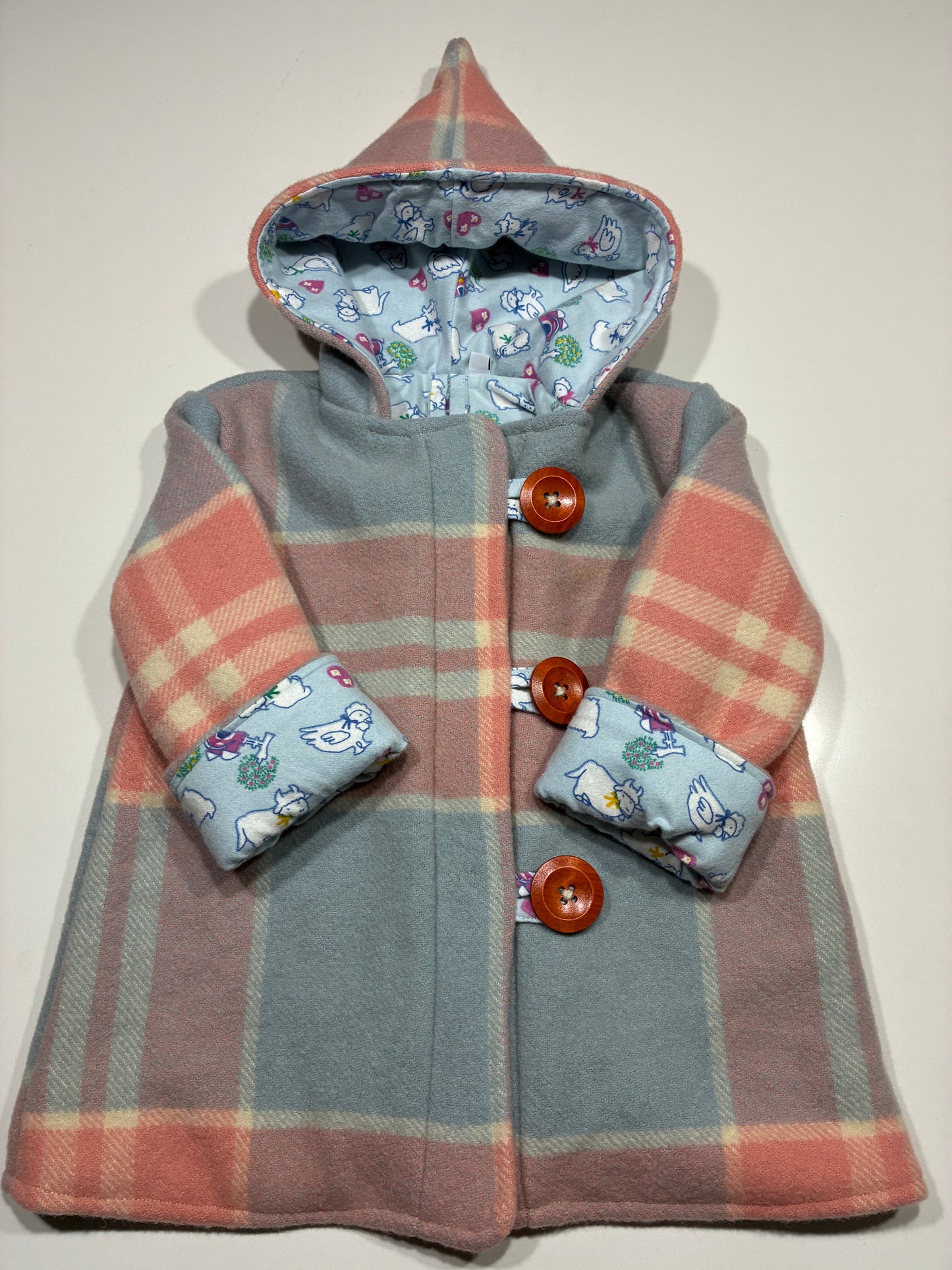 Size 2 Pixie Hood Wool Coat