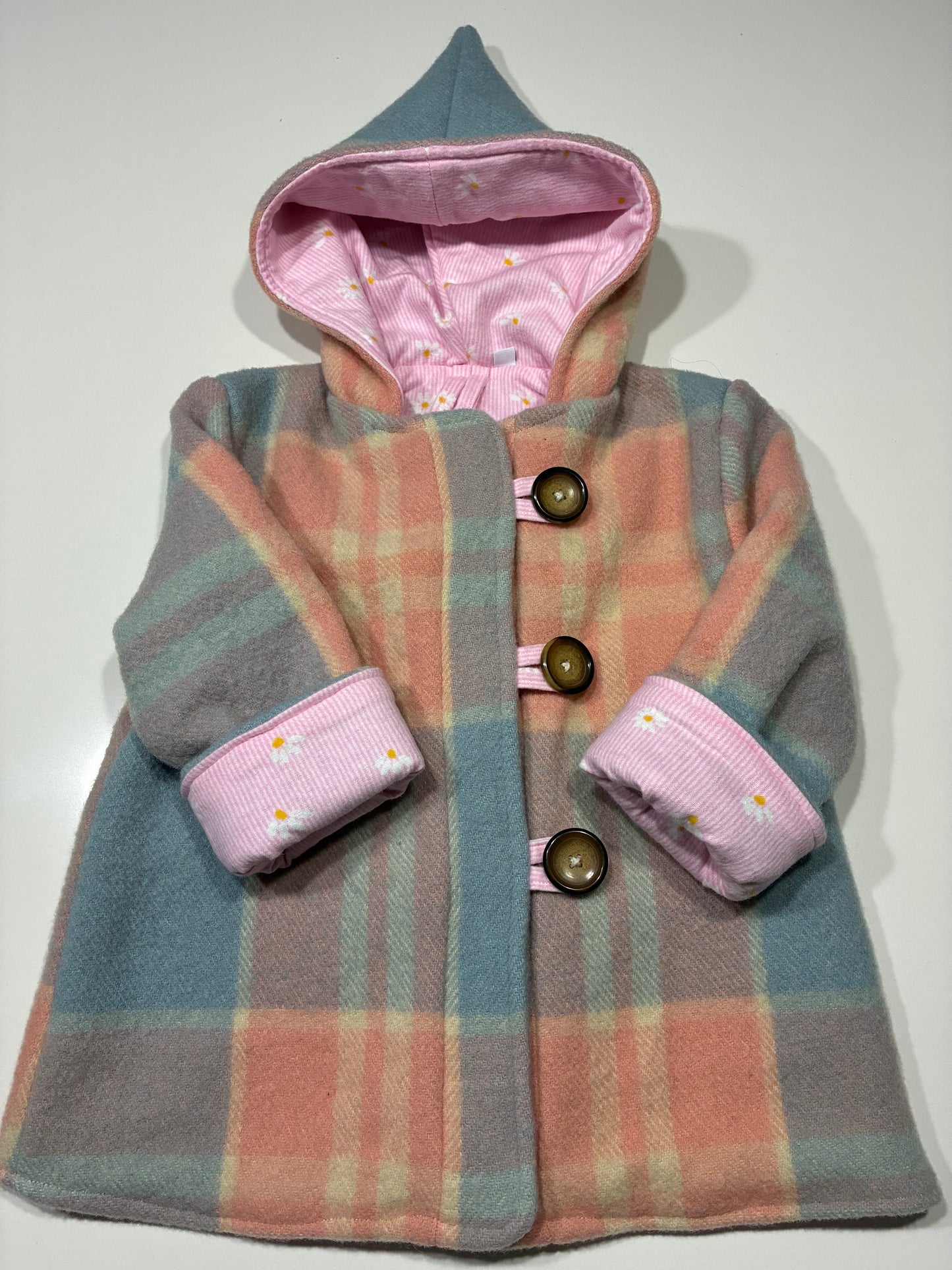 Size 2 Pixie Hood Wool Coat