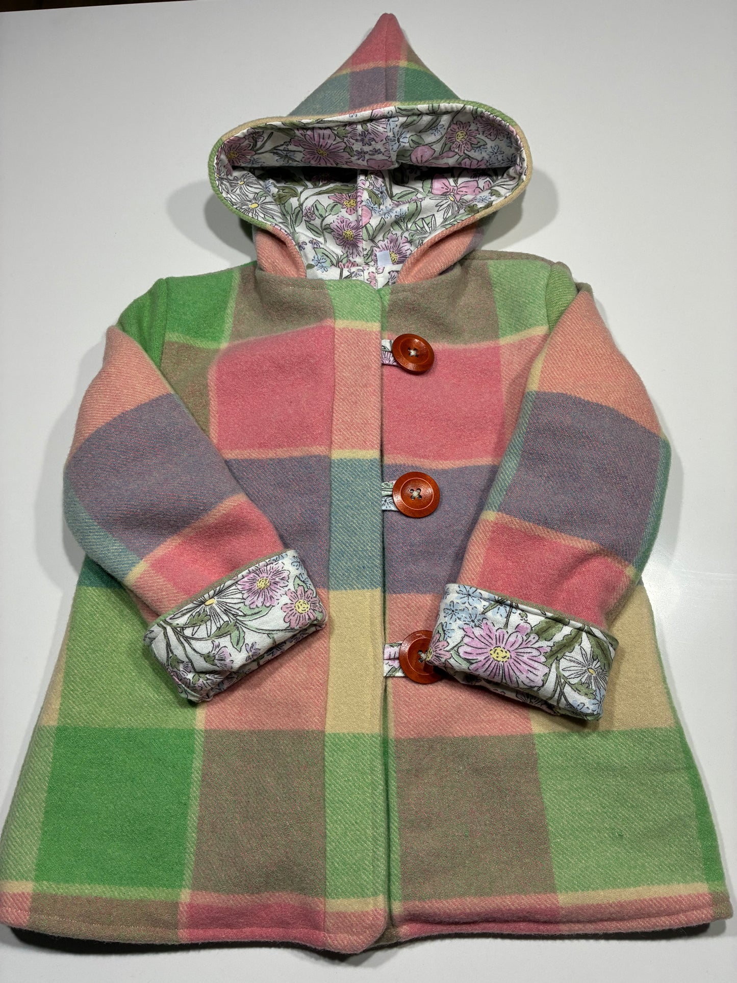 Size 5 Pixie Hood Wool Coat