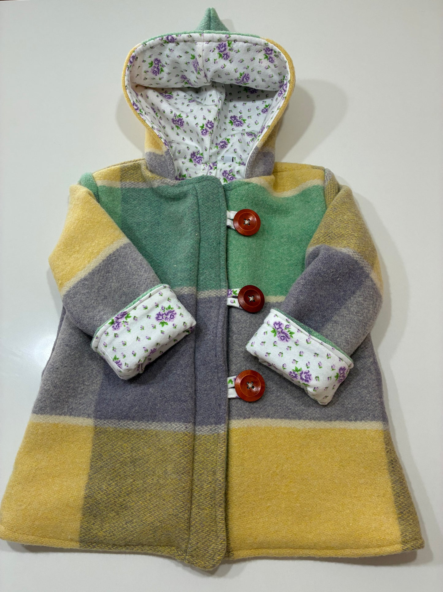 Size 4 Pixie Hood Wool Coat