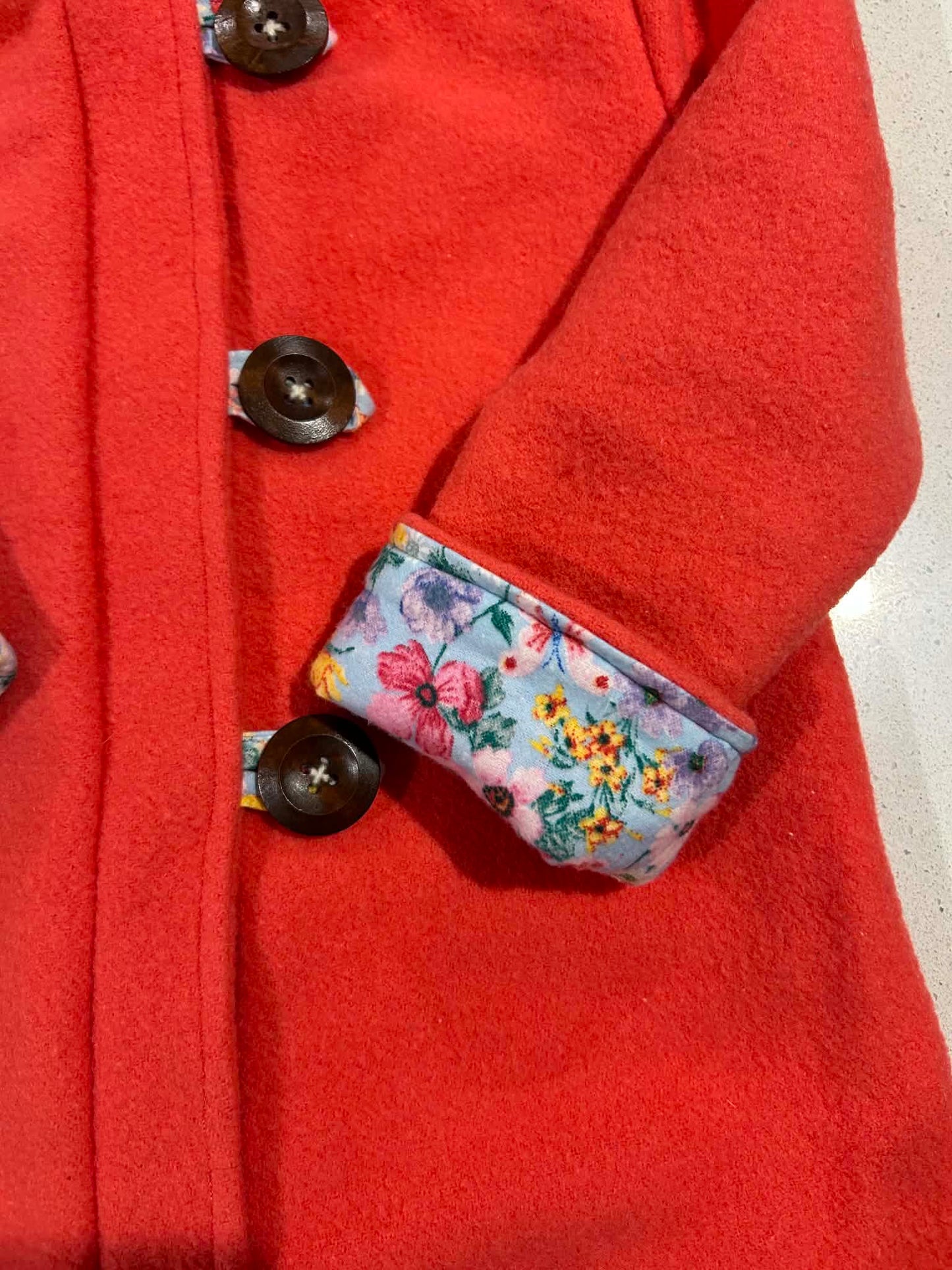 Size 5 Pixie Hood Wool Coat