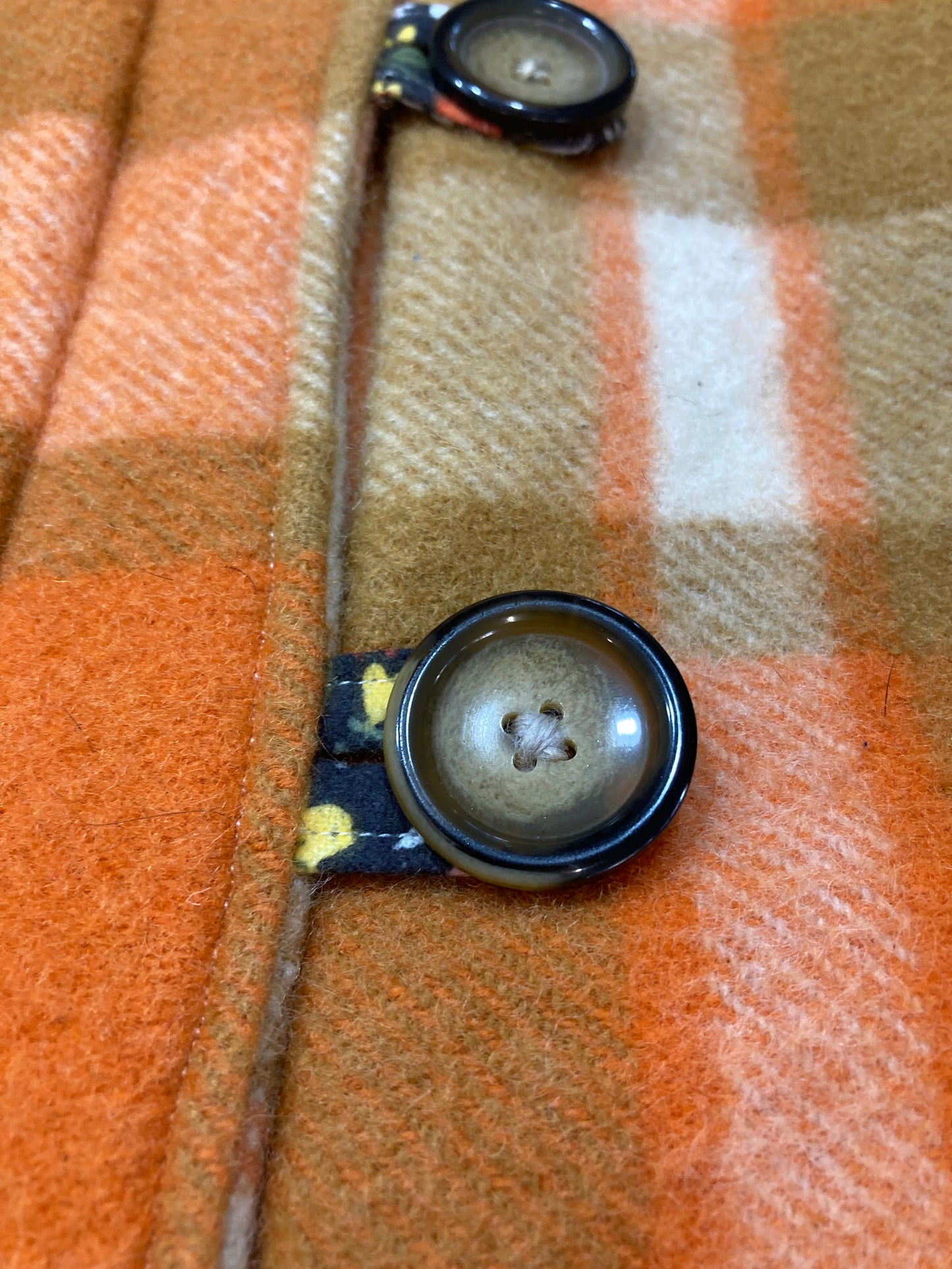 Size 4 Round Hood Wool Coat