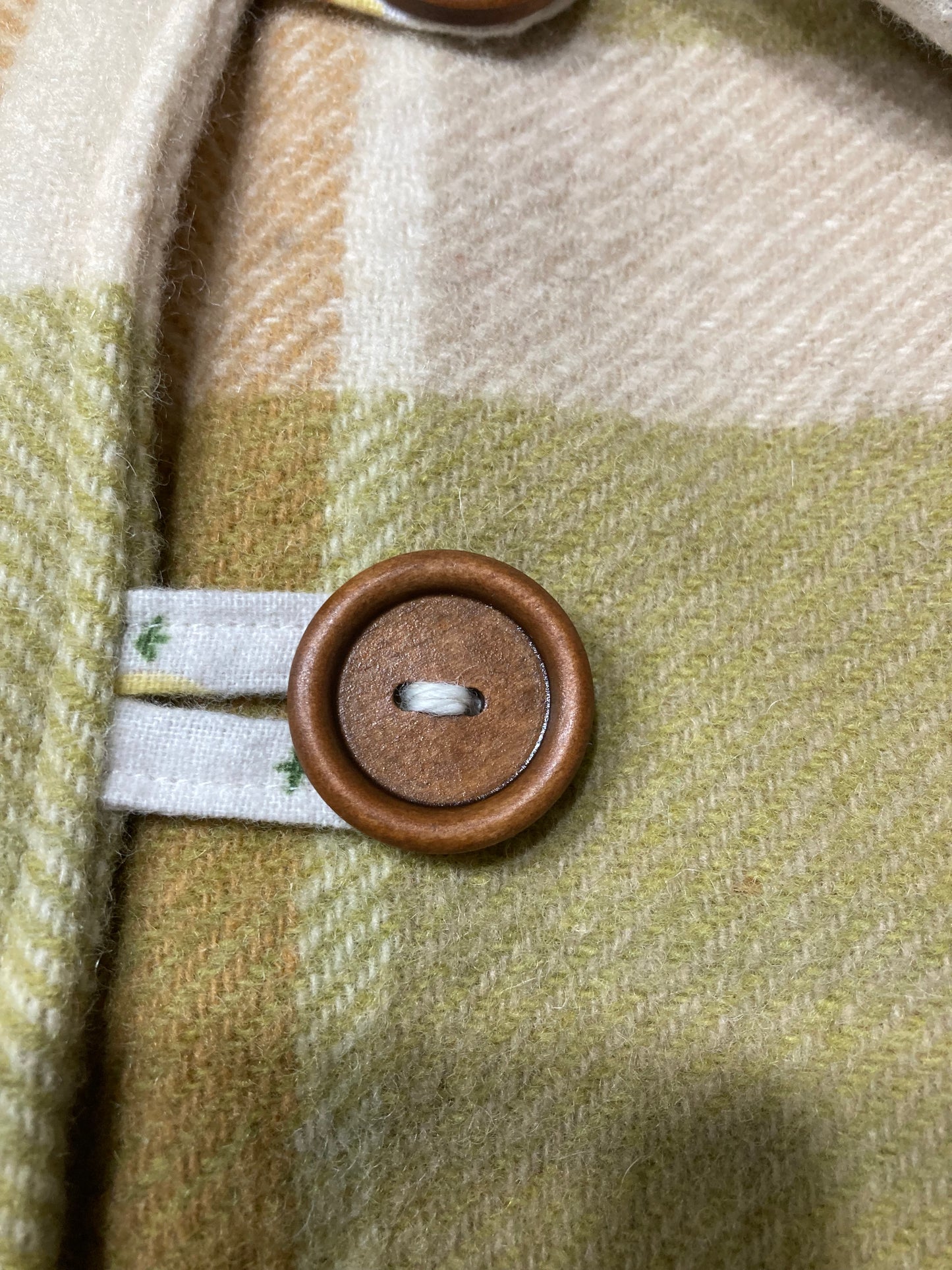 Size 1 Round Hood Wool Coat