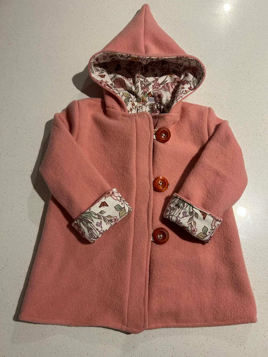 Size 5 Pixie Hood Wool coat