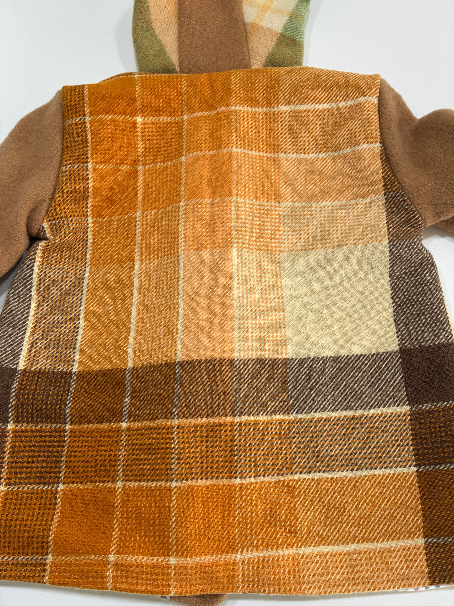 Size 3 Round Hood Wool Coat