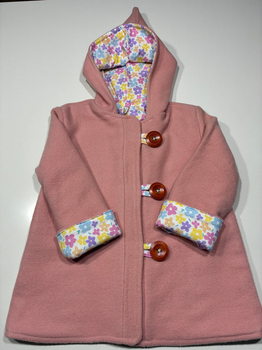 Size 4 Pixie Hood Wool Coat