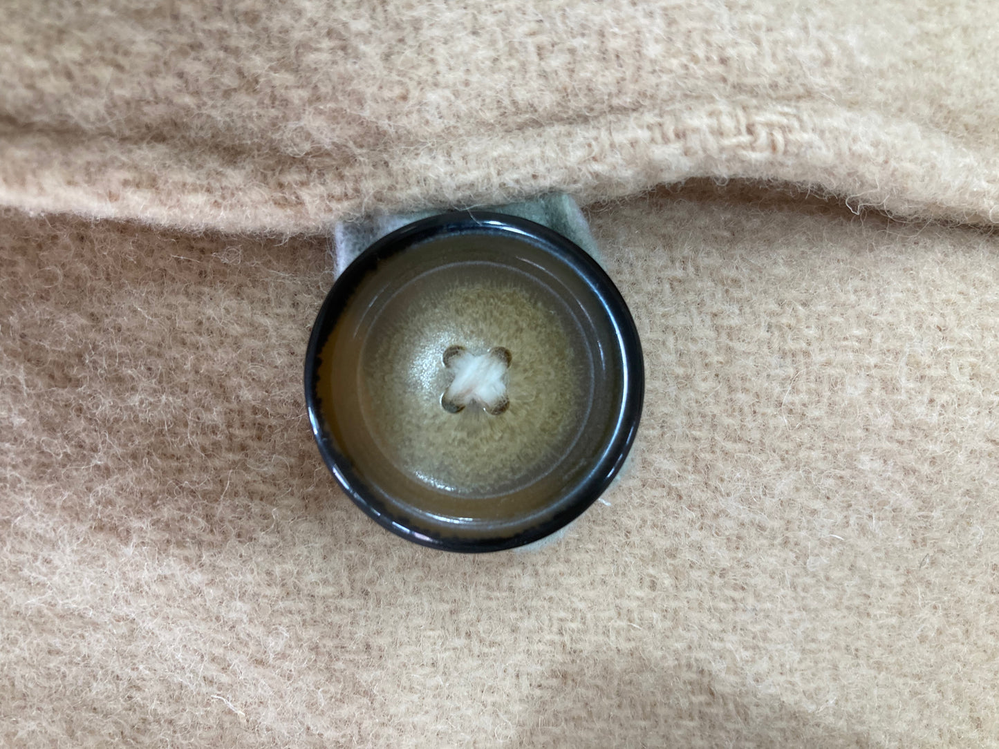 Size 4 Round Hood Wool Coat