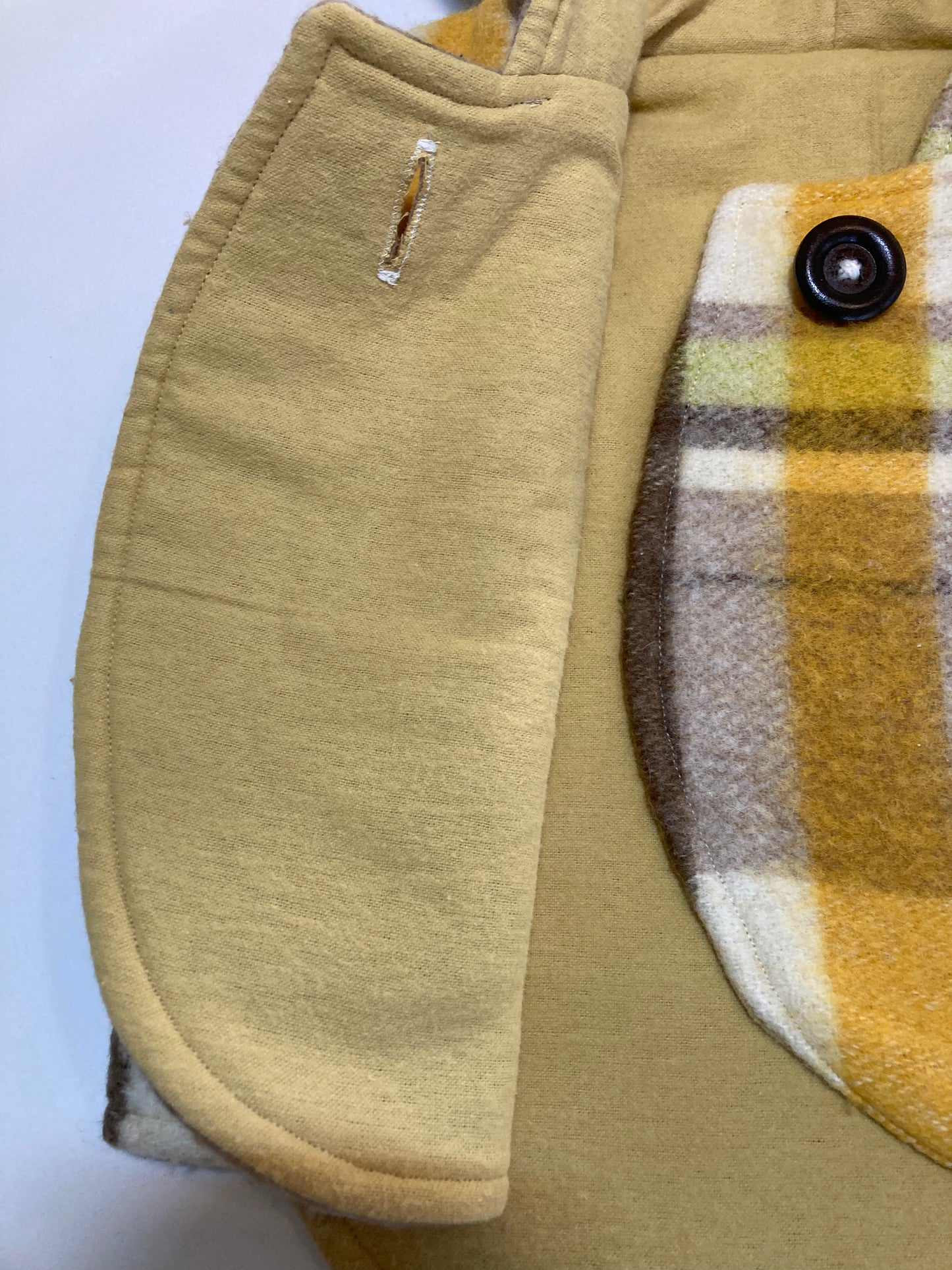 Size 3 Round Hood Wool Vest